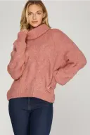 Knit sweater - Dusty Pink