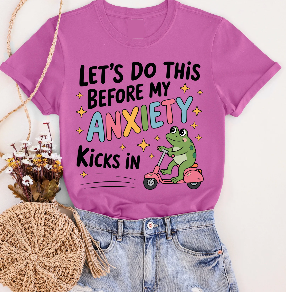 Anxiety Frog Graphic Tee