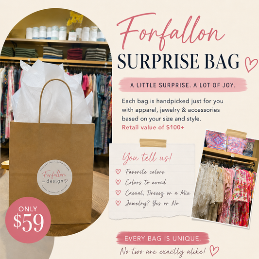 FORFALLON SURPRISE BAG - $59