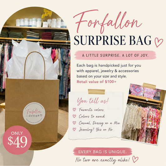 FORFALLON SURPRISE BAG - $49