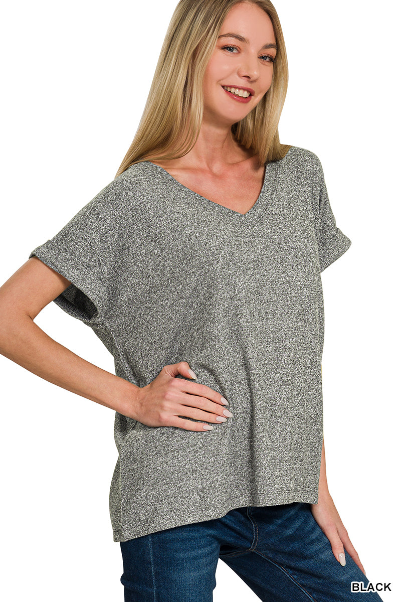 THE EVERYDAY HACCI V-NECK TEE