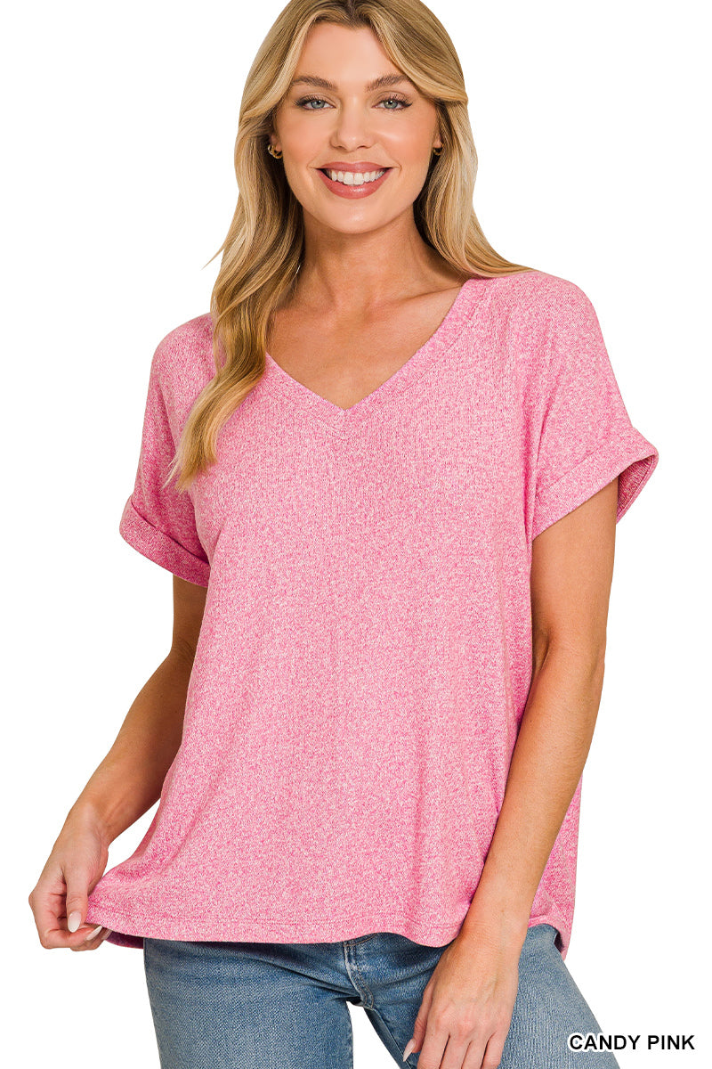 THE EVERYDAY HACCI V-NECK TEE