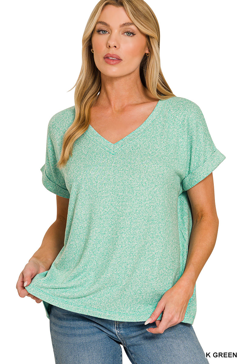 THE EVERYDAY HACCI V-NECK TEE