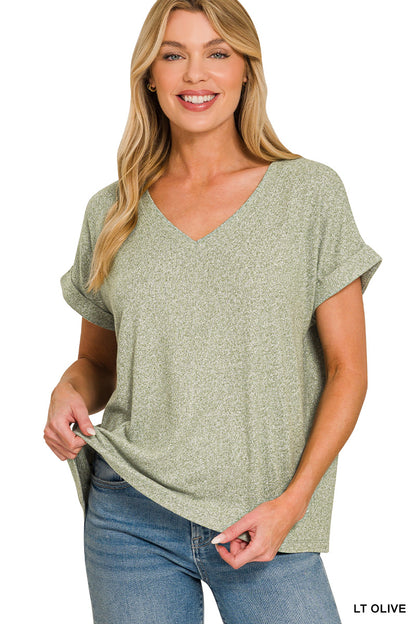 THE EVERYDAY HACCI V-NECK TEE