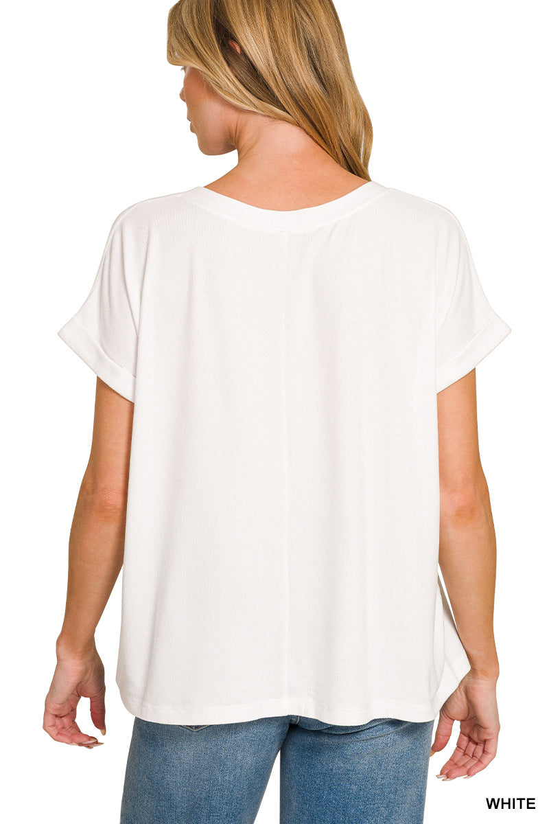 THE EVERYDAY HACCI V-NECK TEE
