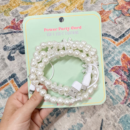 Beaded Phone Chargers USB/USB-C/Lightning