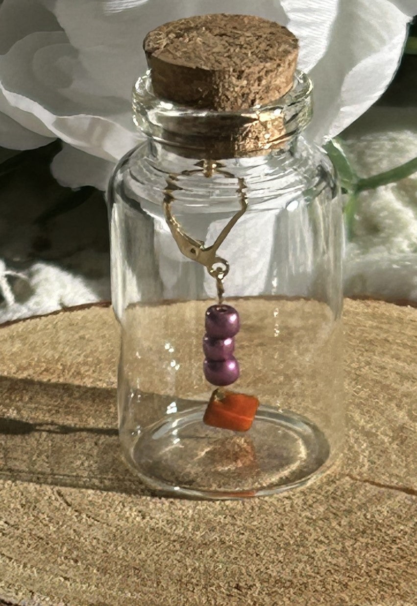 Colette Loop | Single earring in a jar