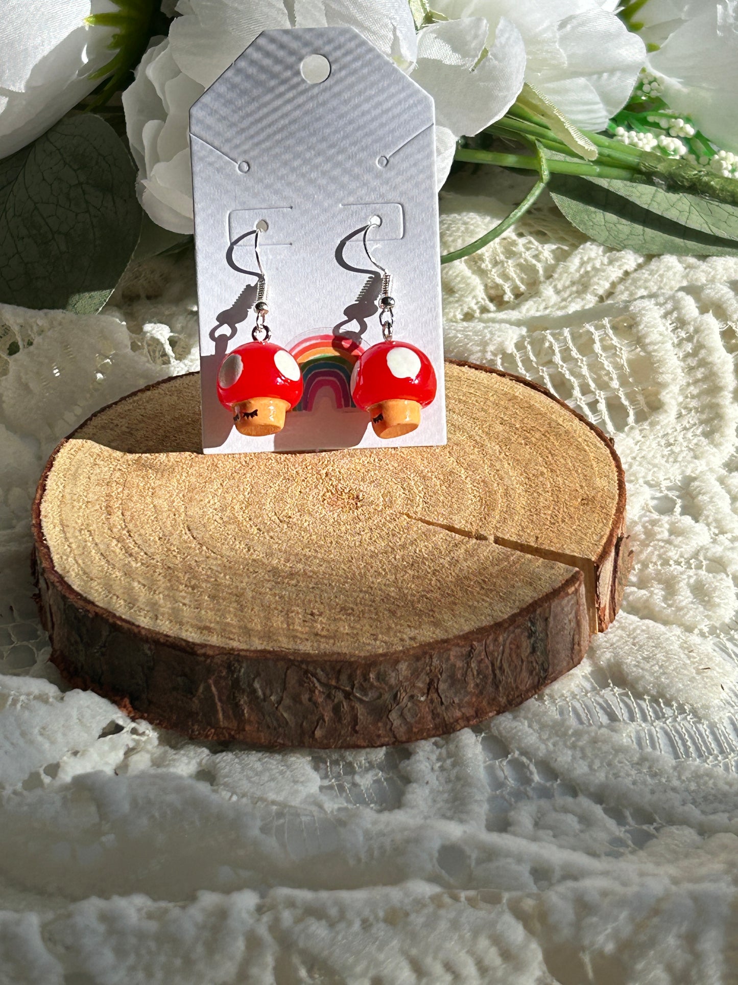 Mushroom Earrings