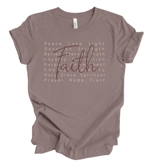 Words of Faith Short Sleeve Tee